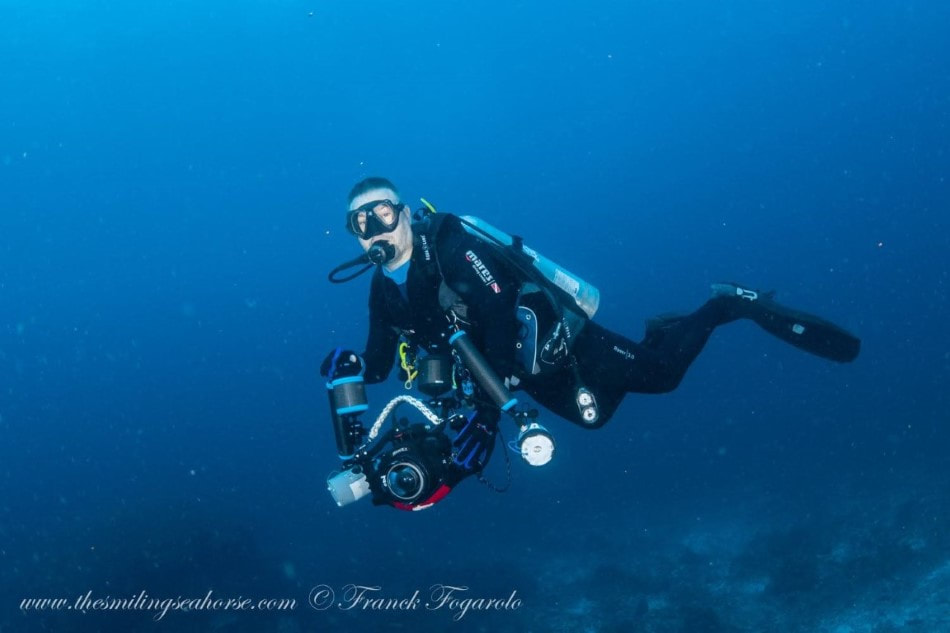 Chris, one of our regular and talented underwater photographer