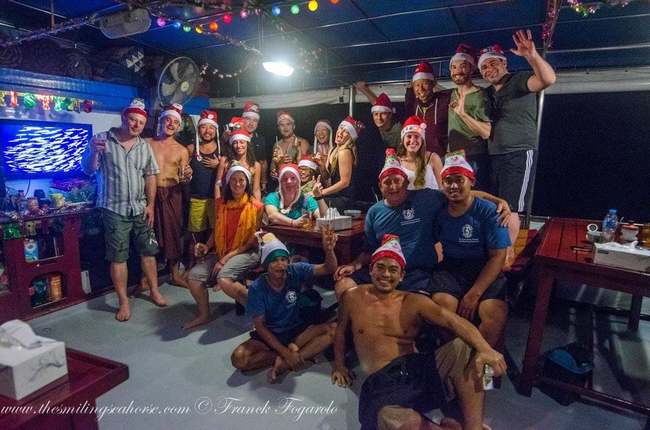 Christmas on the Smiling Seahorse cruise...