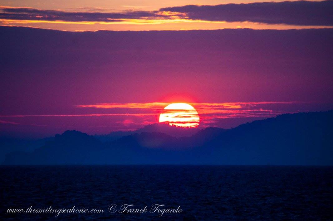 So beautiful sunset on Mergui Archipelago