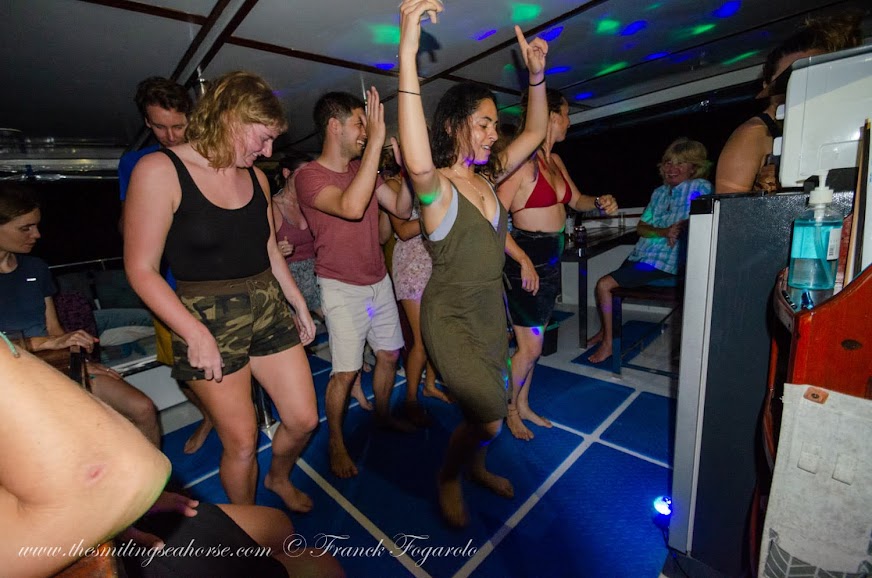 Zumba dance on The Smiling Seahorse