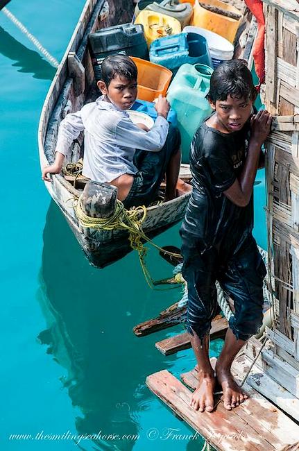 Myanmar sea gypsy boys