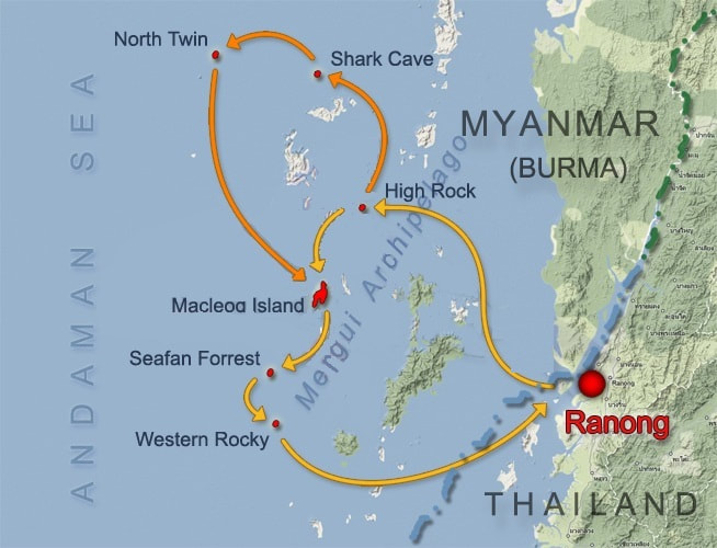 6 days 5 nights Burma: Explore Mergui