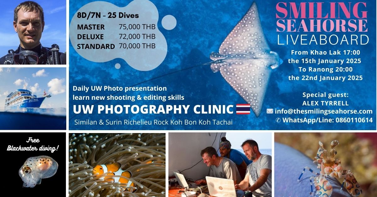 Thailand Underwater photo clinic Andaman 2022