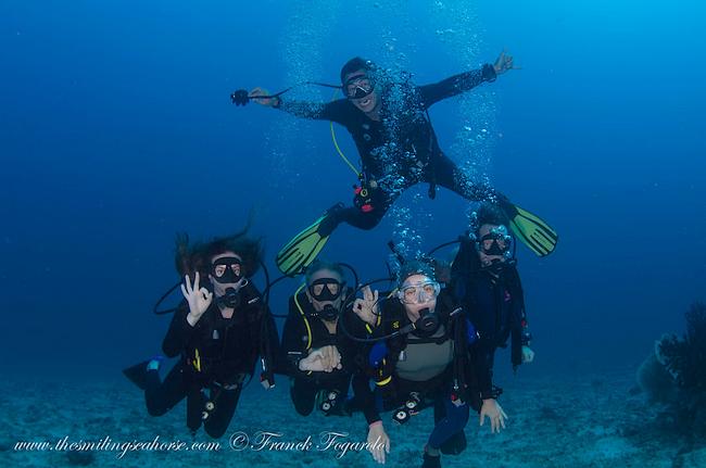 So happy underwater with The Smiling Seahorse dive cruises!
