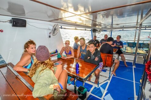 Meeting time on the MV Smiling Seahorse