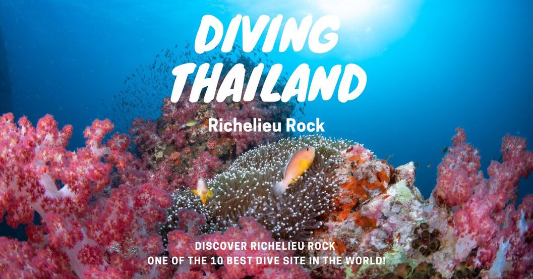 Richelieu Rock is a remote dive site part of Surin national park