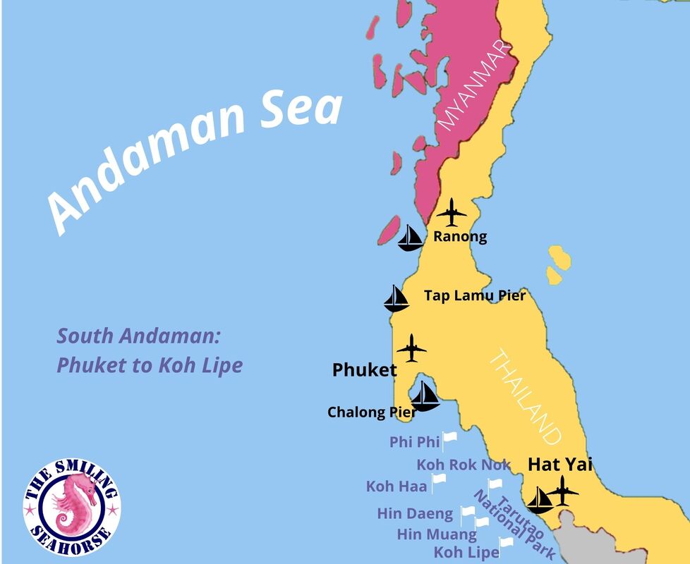 South Andaman dive sites in Thailand