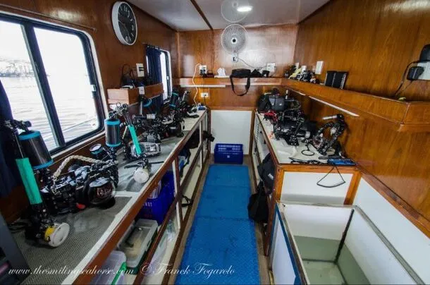 Photographer room on MV Smiling Seahorse