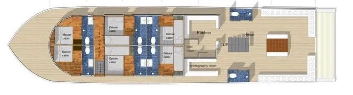 The Smiling Seahorse main deck