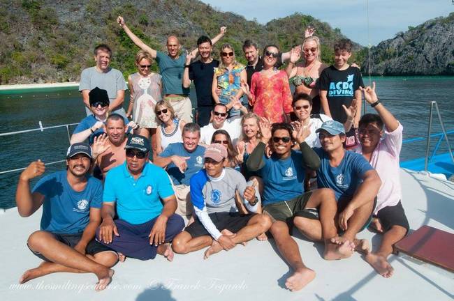 New year 2018 with Manta on the MV Smiling Seahorse
