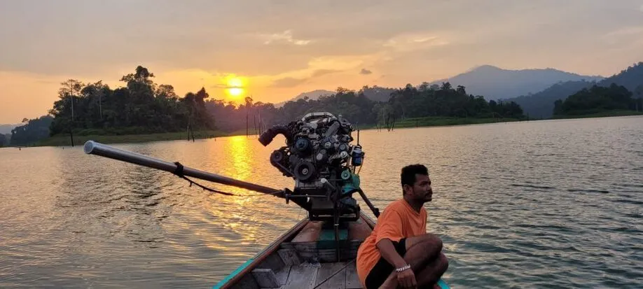 Boat safari