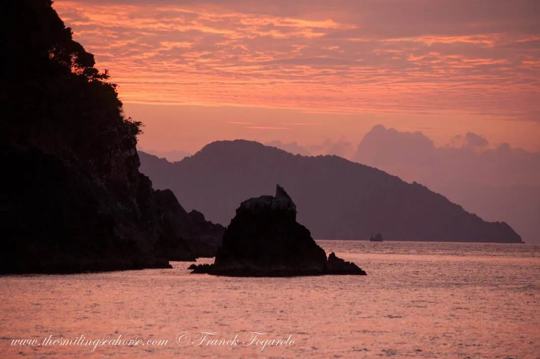 Beautiful Sunset Mergui Archipelago