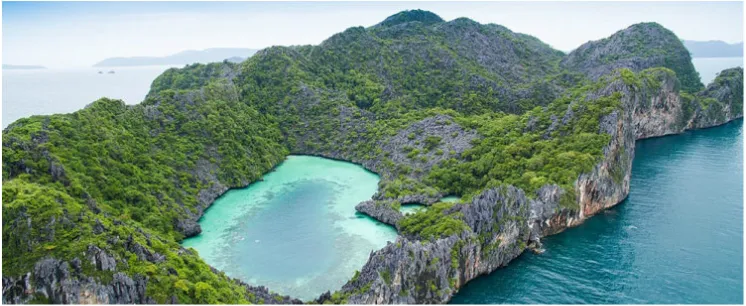 Mergui Archipelago in Myanmar