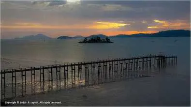 Sunset at hat chan damri