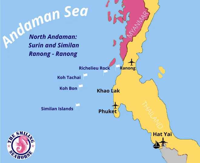5 days diving cruise in Thailand