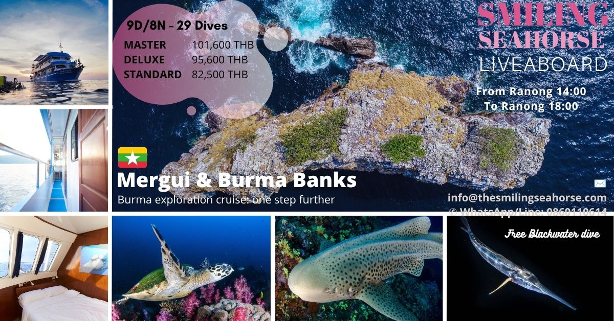 9 days Burma Mergui Archipelago & Burma Banks RANONG - RANONG