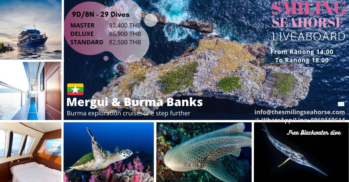 9 days Burma Mergui Archipelago & Burma Banks RANONG - RANONG