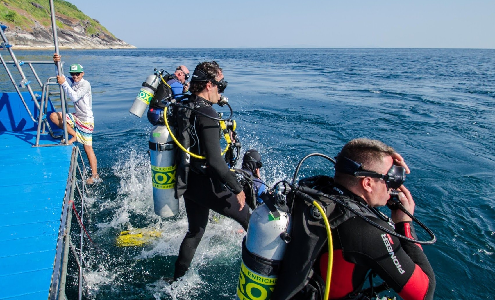 Nitrox diving onboard The Smiling Seahorse liveaboard